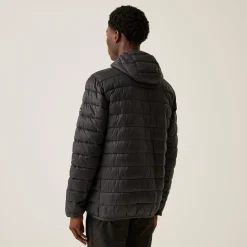 Men's Hooded Marizion Padded Jacket | Ash Red Ochre