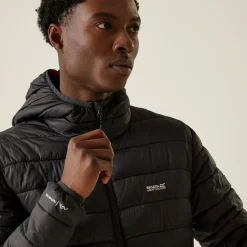 Men's Hooded Marizion Padded Jacket | Ash Red Ochre