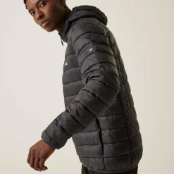 Men's Hooded Marizion Padded Jacket | Ash Red Ochre