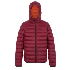 Men's Hooded Marizion Padded Jacket | Dark Maroon