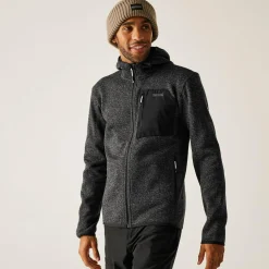 Men's Hooded Newhill Full Zip Fleece | Ash Grey