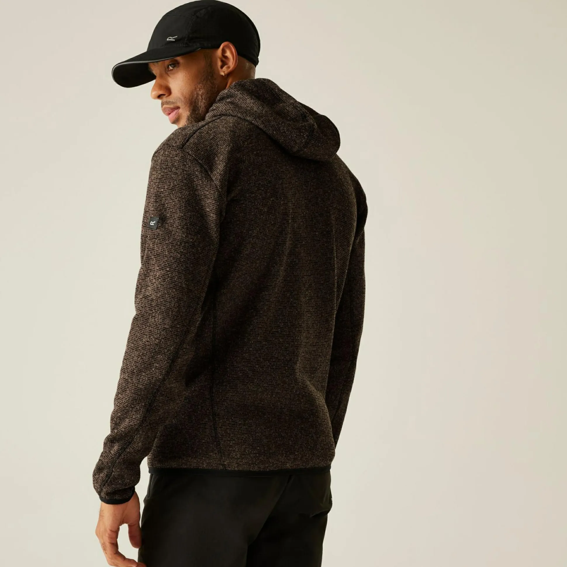 Men's Hooded Newhill Full Zip Fleece | Brown