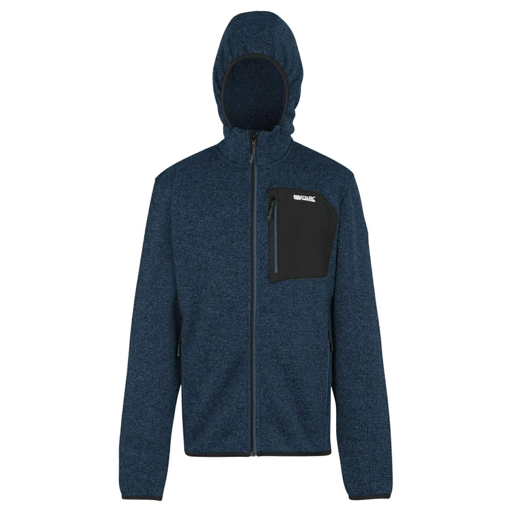 Men's Hooded Newhill Full Zip Fleece | Navy Blue
