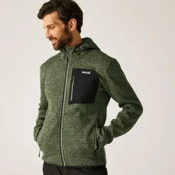 Men's Hooded Newhill Full Zip Fleece | Green