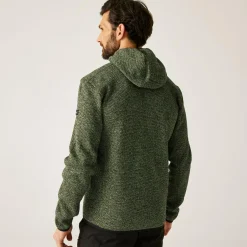 Men's Hooded Newhill Full Zip Fleece | Green