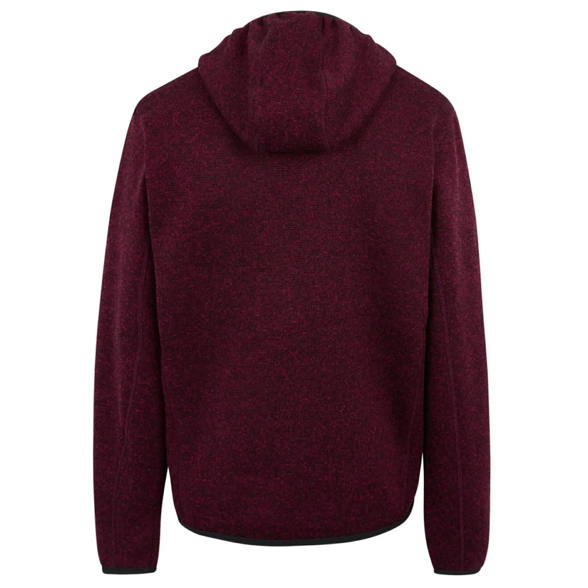 Men's Hooded Newhill Full Zip Fleece | Dark Maroon