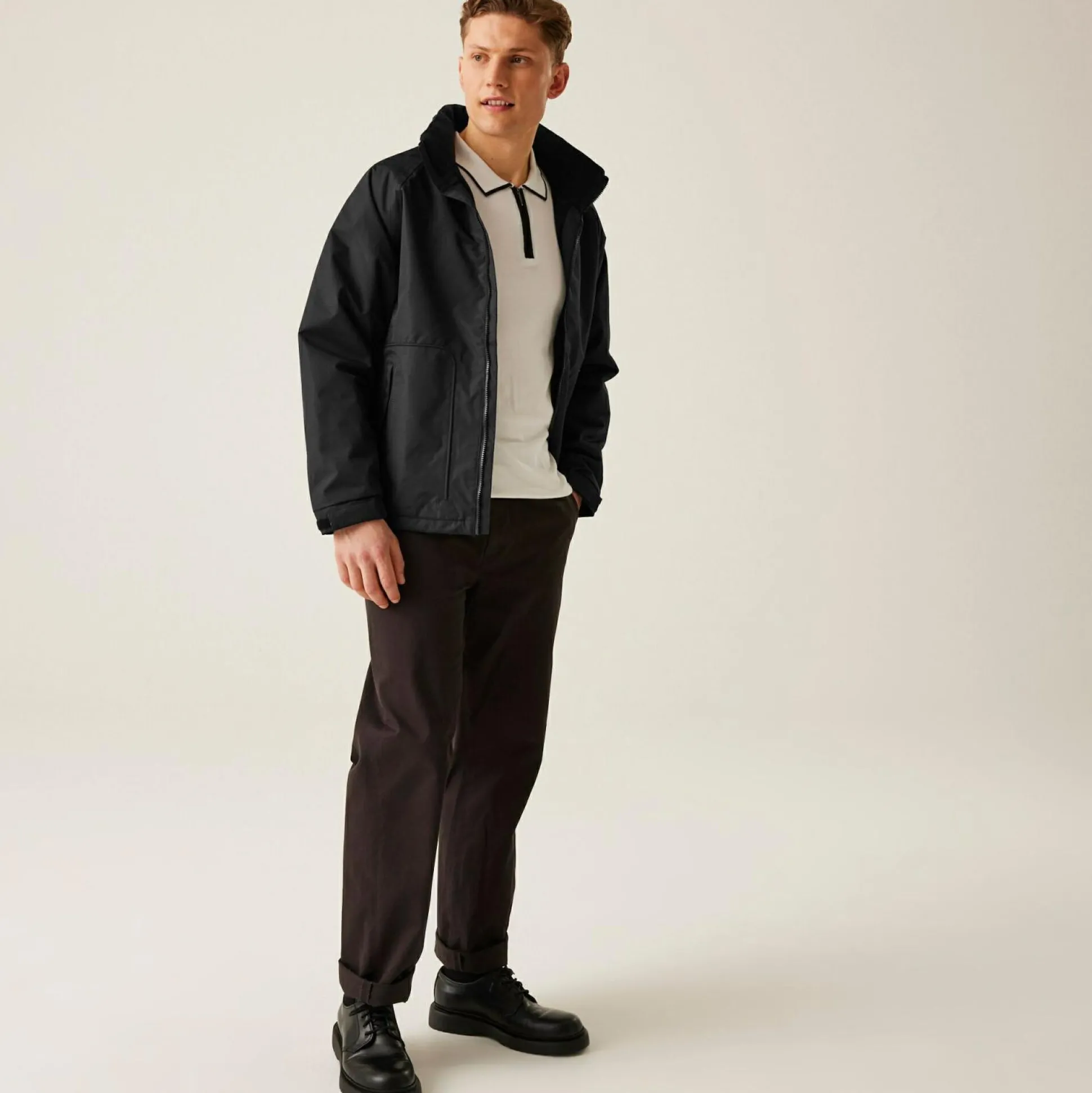 Men's Hudson Fleece Lined Waterproof Insulated Jacket | Black
