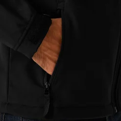 Men's Hydroforce 3 Layer Membrane Hooded Softshell Jacket | Black