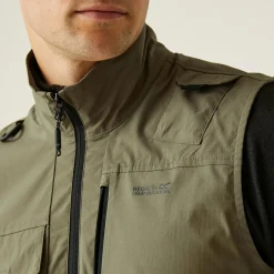 Men's Insect-Repellent Light Pack Away Gilet | Treetop