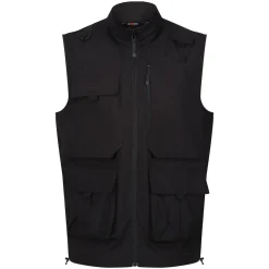 Men's Insect-Repellent Light Pack Away Gilet | Black