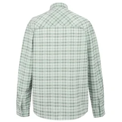 Men's Insect-Repellent Packaway Long Sleeve Shirt | Stone White Check