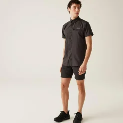 Men's Insect-Repellent Packaway Short Sleeve Shirt | Ash