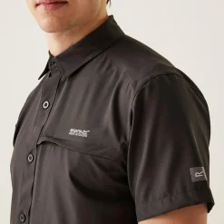 Men's Insect-Repellent Packaway Short Sleeve Shirt | Ash