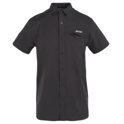 Men's Insect-Repellent Packaway Short Sleeve Shirt | Ash