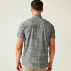 Men's Insect-Repellent Packaway Short Sleeve Shirt | Treetop Check