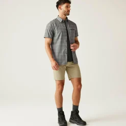 Men's Insect-Repellent Packaway Short Sleeve Shirt | Treetop Check
