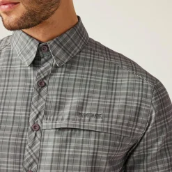 Men's Insect-Repellent Packaway Short Sleeve Shirt | Treetop Check