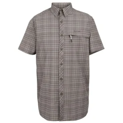 Men's Insect-Repellent Packaway Short Sleeve Shirt | Treetop Check