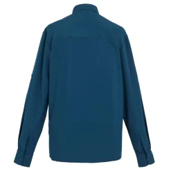 Men's Insect-Repellent Packaway Long Sleeve Shirt | Moonlight Denim
