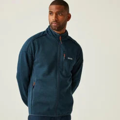 Men's Kames Full Zip Fleece | Moonlight Denim Tangerine Tango