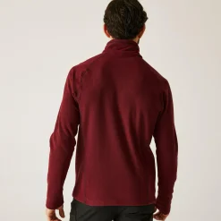 Men's Kenger Half Zip Midweight Fleece | Dark Maroon
