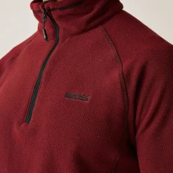 Men's Kenger Half Zip Midweight Fleece | Dark Maroon