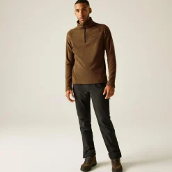 Men's Kenger Half Zip Midweight Fleece | Brown