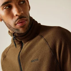 Men's Kenger Half Zip Midweight Fleece | Brown