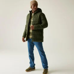 Men's Kenger Half Zip Midweight Fleece | Olive Green