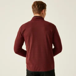 Men's Kitom Full Zip Fleece | Red Ochre Marl