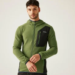 Men's Lakewright Full Zip Fleece | Nephrite Green Black