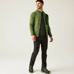 Men's Lakewright Full Zip Fleece | Nephrite Green Black