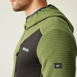 Men's Lakewright Full Zip Fleece | Nephrite Green Black