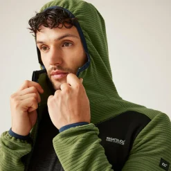 Men's Lakewright Full Zip Fleece | Nephrite Green Black