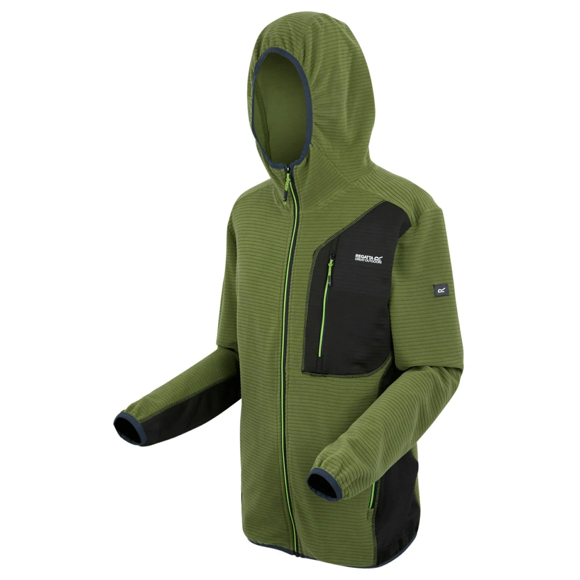 Men's Lakewright Full Zip Fleece | Nephrite Green Black