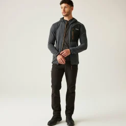 Men's Lakewright Full Zip Fleece | Ash Black