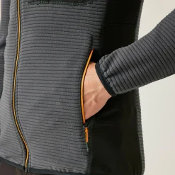 Men's Lakewright Full Zip Fleece | Ash Black