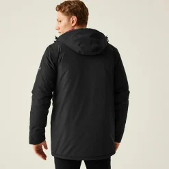 Men's Larrick Waterproof Insulated Jacket | Black Red Ochre