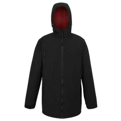 Men's Larrick Waterproof Insulated Jacket | Black Red Ochre