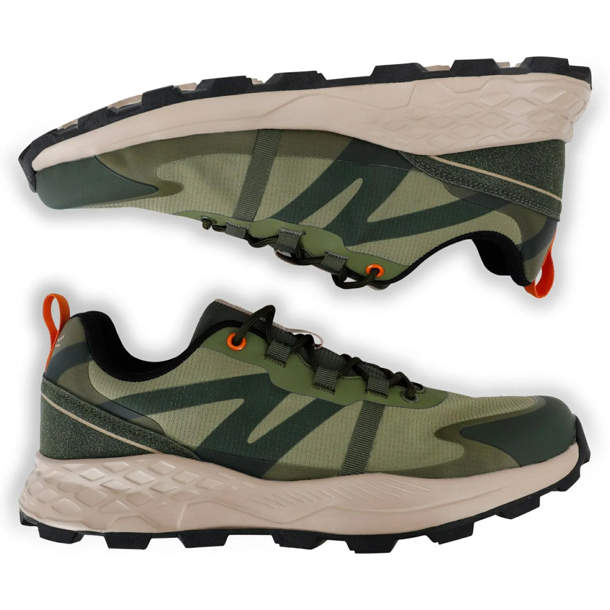 Men's Leighton Trainers | Dark Khaki Green