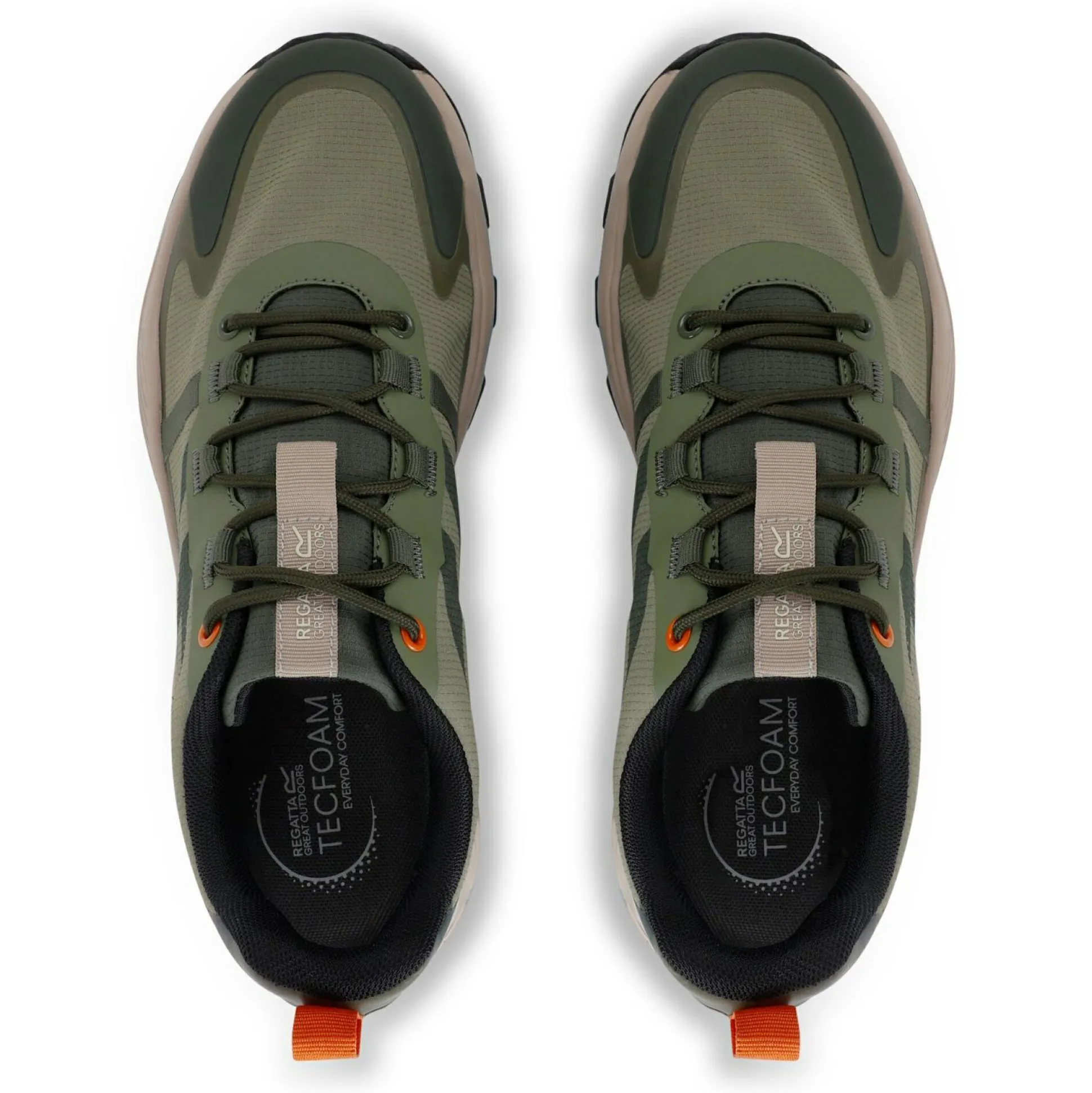 Men's Leighton Trainers | Dark Khaki Green