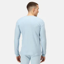 Men's Long Sleeve Thermal Vest | Blue