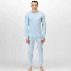 Men's Long Sleeve Thermal Vest | Blue