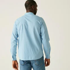 Men's Loran Long Sleeve Shirt | Chambray Blue