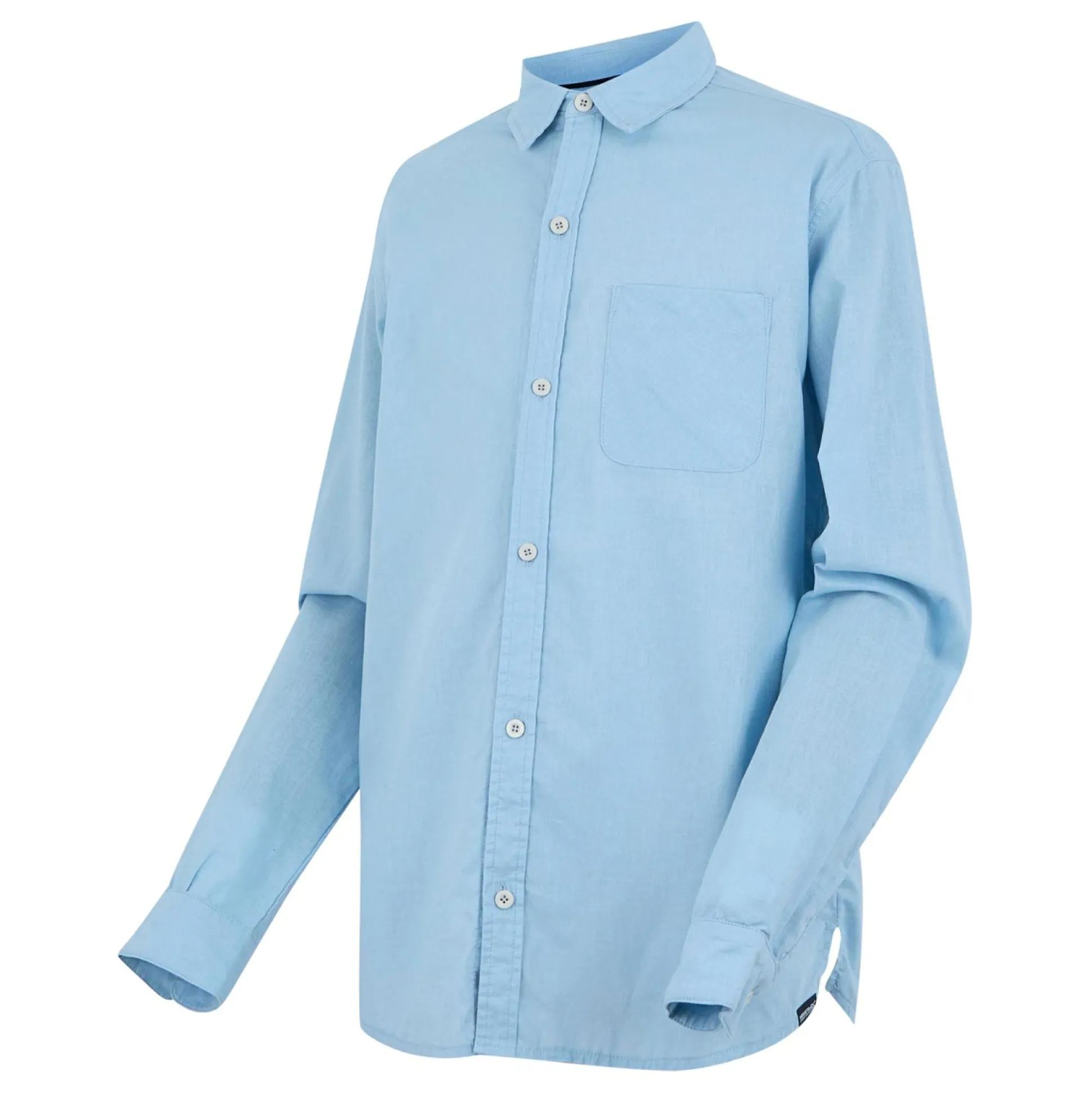 Men's Loran Long Sleeve Shirt | Chambray Blue
