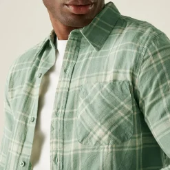 Men's Loran Long Sleeve Shirt | Glacier Check