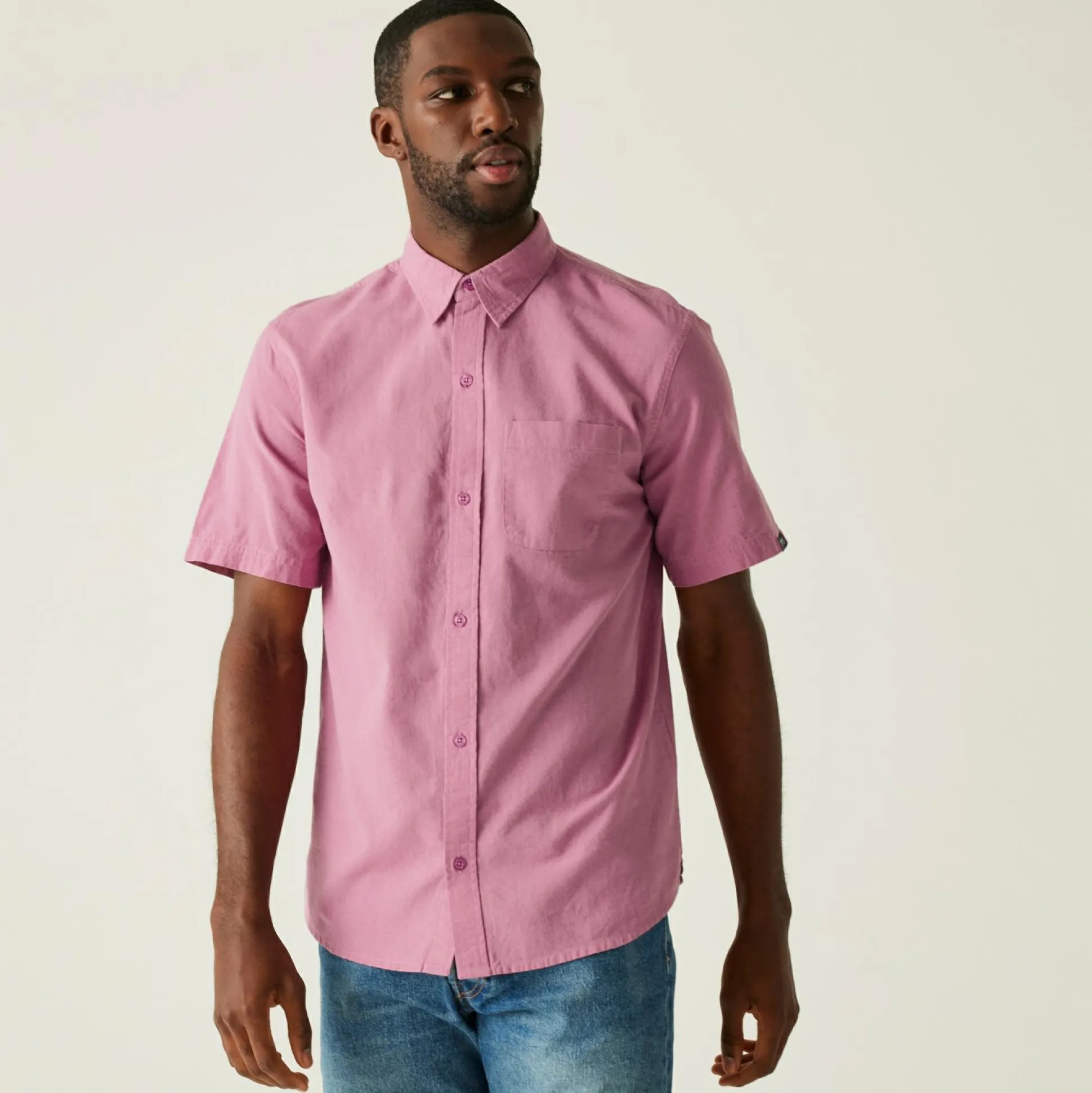 Men's Loran Short Sleeve Shirt | Lilas