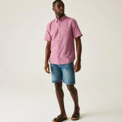 Men's Loran Short Sleeve Shirt | Lilas