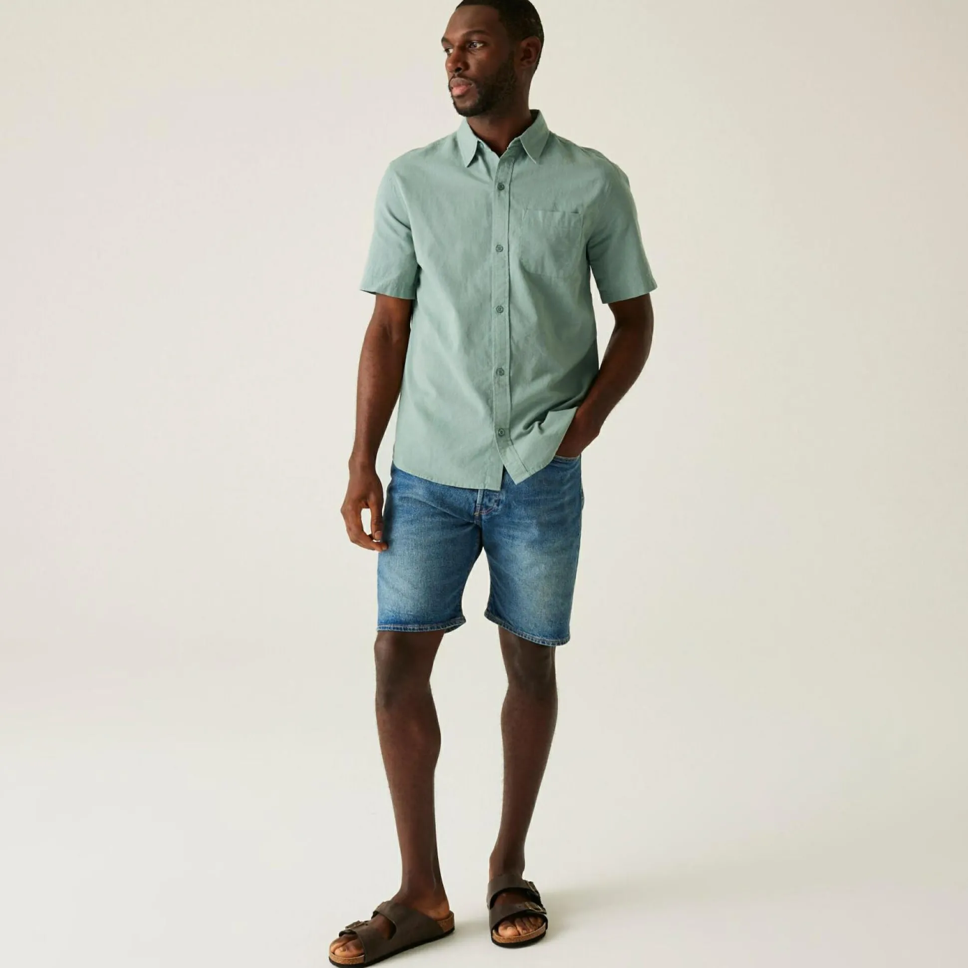 Men's Loran Short Sleeve Shirt | Glacier