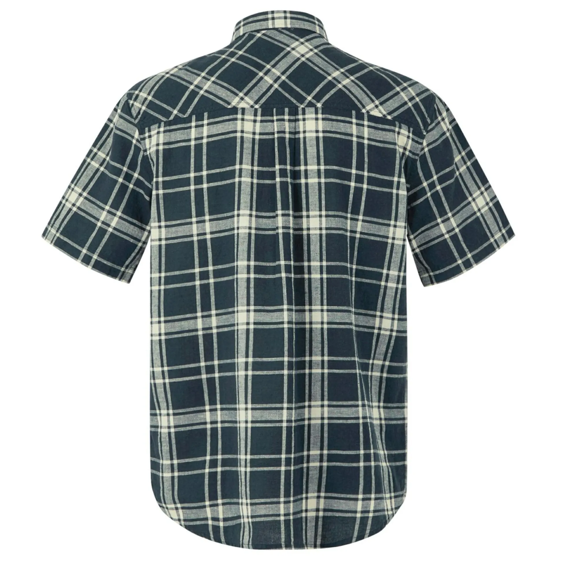 Men's Loran Short Sleeve Shirt | Navy Check